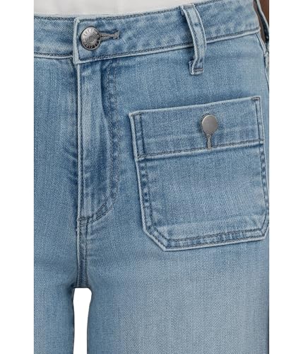 KUT from the Kloth Women's Petite Meg High Rise Leg W Patch Pockets Wide Hem4