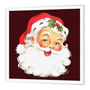 3Drose Weihnachtsmann Wärmeübertragungspapier 15,2 x 15,2 cm