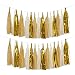 MerryNine Tissue Tassels Garlands, 30PCS Tassels, 14 Inch Long Tassels, For Wedding, Baby Shower, Event & Party Supplies Decoration (Tan/Ivory/Gold Set)