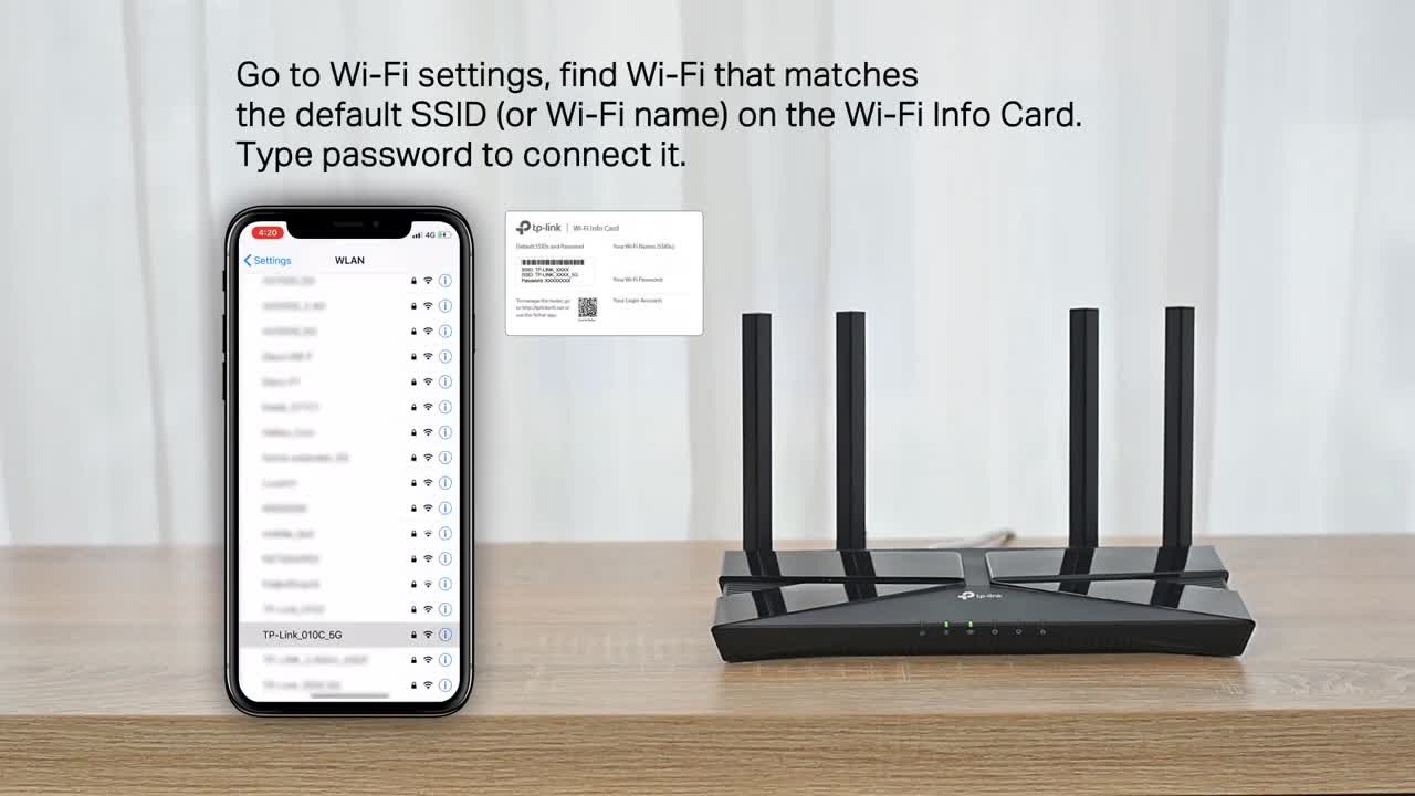 TP-Link Archer AX53 Wi-Fi 6 AX3000 Dual Band Wireless Router
