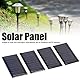 Uadme Mini Solarpanel, 8 Stück Mikro-Mini-Solar-Panel-Zellen Sonnenkollektor 5V 0,15W Small Solar Panel Portable Cell System zum Laden von Batterien, 53x30mm