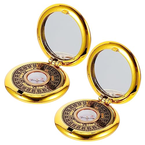 Boussole de randonnée HANABASS 2 pièces compas étanche de poche plein air