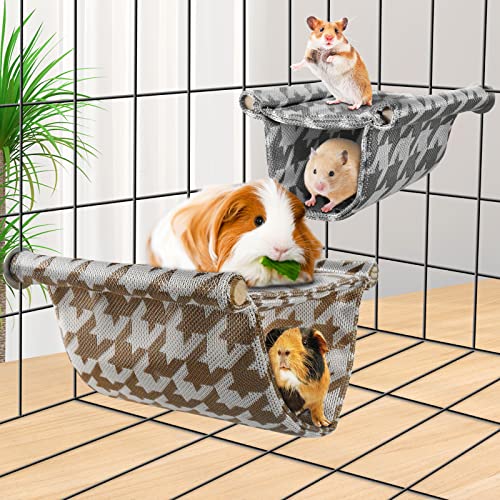 Cooshou Summer Guinea Pig Hanging Hommock Small Animals Cool Hideout Nest Bed Cage Tent Cool Shelter For Guinea Pig Parrot Hamster Chinchilla L #TOP1