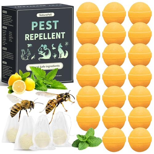 Wasp Repellent Balls 24 Pack Peppermint Oil