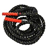 Battle Rope Hua Sport Fitness Kampfseil, Muskelkrafttrainingsseil, Multifunktionales Seilwerfen, Verschleißfest Und Langlebig, Länge 9m, 12m, 15m (Size : 12m)