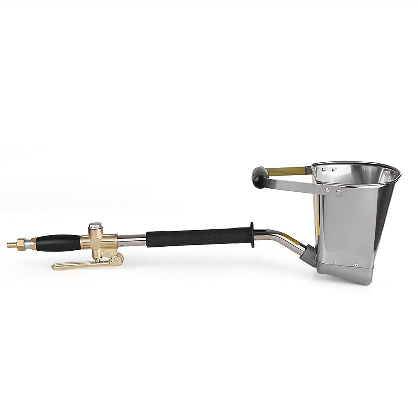 Pistola a spruzzo universale per pittura su pareti Spruzzatore per malta di cemento Pistola per tramoggia per intonaco Spruzzatore per intonaco Secchio per tramoggia Pistola per gesso 64 cm Pittura,