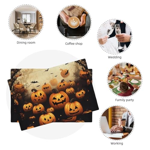 Napperons en lin synthétique élégants pour table de fête chic - 6