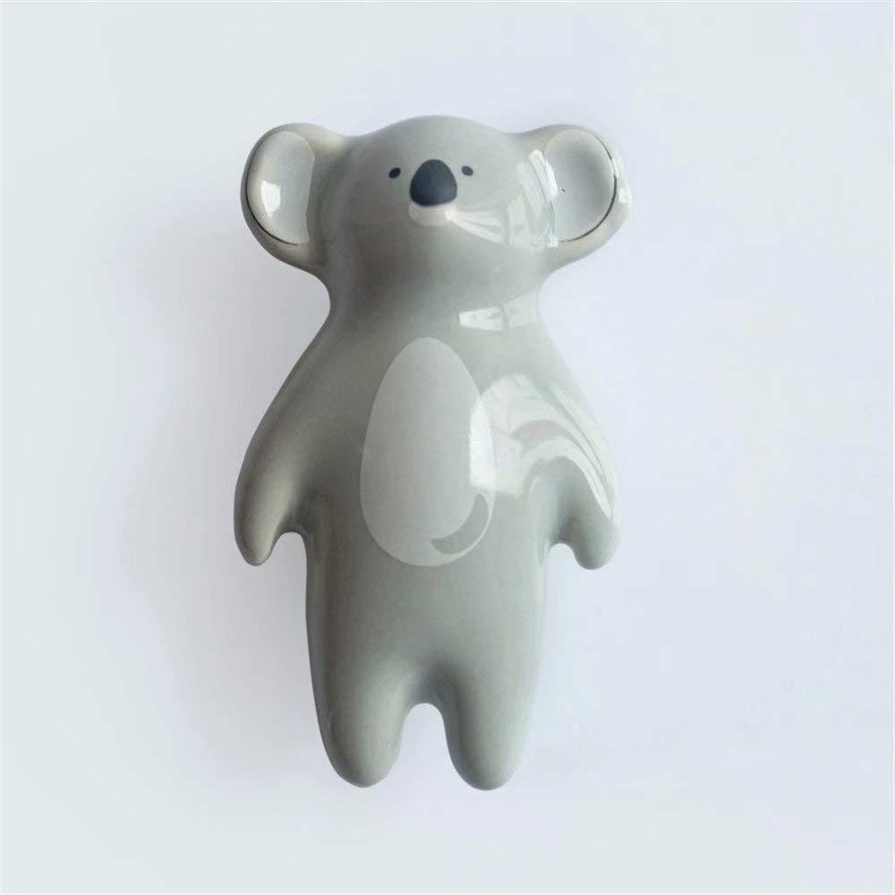 pomello, maniglia, ferramenta for porte, pomelli in ceramica, 10 pomelli in ceramica a forma di volpe for armadietto stile animale cartone animato tira maniglie decorative for ante del cassetto dell'a