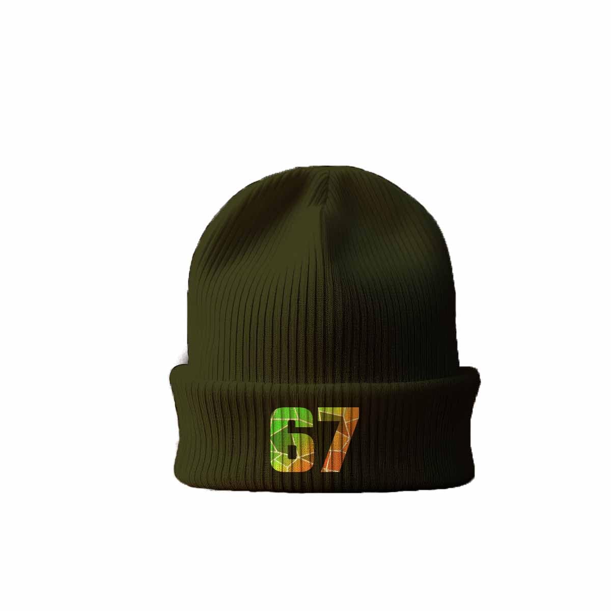 Bonnet 67 olive à revers pour une isolation thermique optimale en hiver - 4