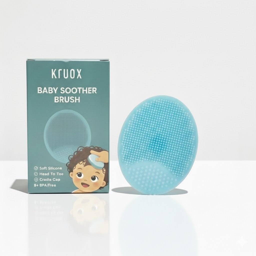 Baby Silicone Scalp Massager Brush for Cradle Cap Care and Gentle Cleansing | Ultra Soft Shampoo Brush for Newborns Infants Toddlers | BPA Free Baby Bath and Grooming Tool (2)-image-13