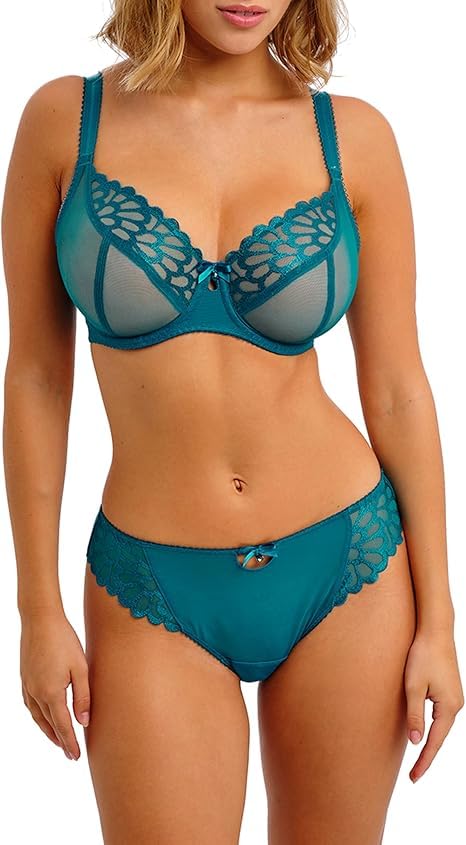 Freya Women's Loveland Underwire Plunge Bra, Bombshell Teal, 28G2