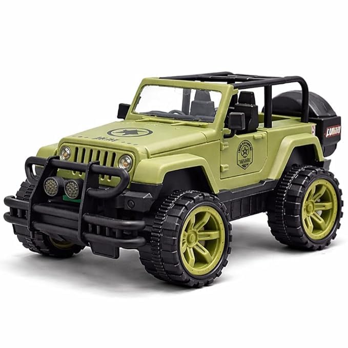 Military Army SUV Toy Car for Kids Off Road Vehicle Big Wheel Adventure Jeep Pull Back Automobile Heavy Duty Four Wheeler Pretend Play Racing Car Toy for Boys Girl 3+ Years-image-19