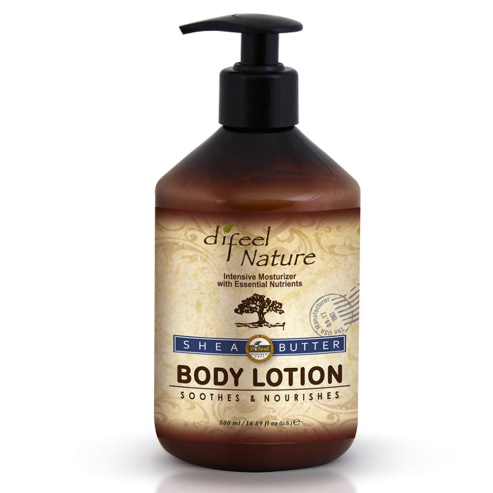 Difeel Nature Moisturizing Body & Hand Lotion – Shea Butter 16.9 ounce
