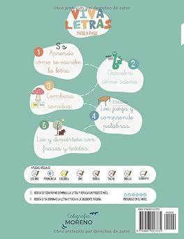 VIVALETRAS. APRENDER A LEER PASO A PASO DIVIRTIÉNDOTE.: Actividades y juegos de iniciación a lectura comprensiva con letra ligada escolar. (Libros de actividades divertidas para niños de 3 a 6 años)
