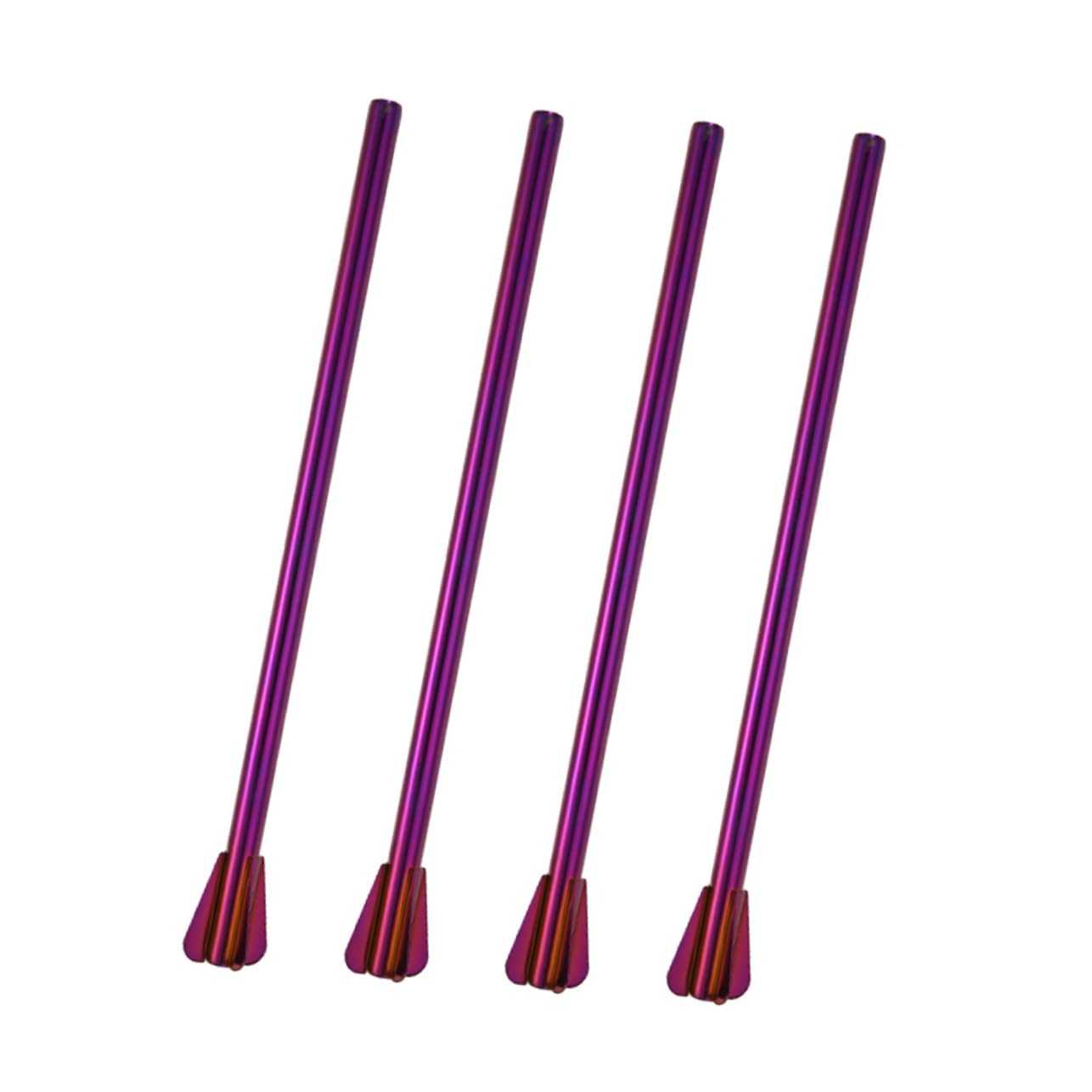 FRCOLOR 12pezzi Canucce Acciaio Inossidabile Creativo Stirrer Riutilizzabile Per Cocktail e Bevande Per Feste e Picnic