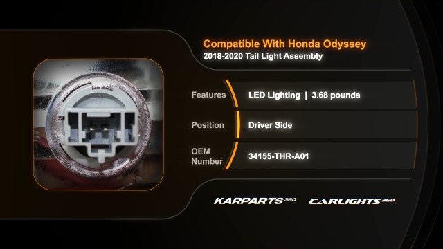 Amazon.com: For Honda Odyssey Tail Light Assembly 2018 2019