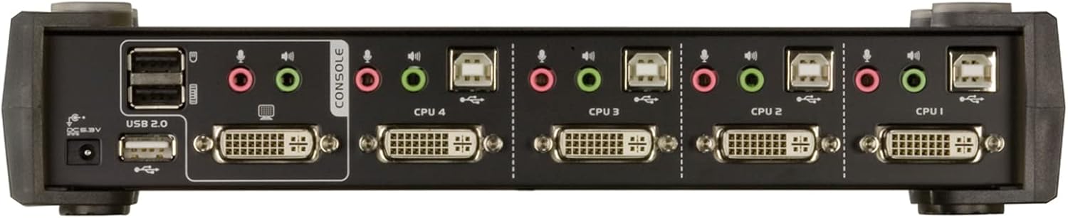 ATEN 4-Port USB 2.0 DVI KVMP Switch (CS1764A)