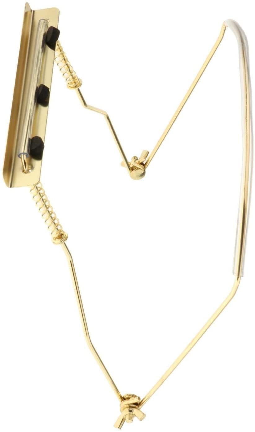 Harmonica Holder, 10 Hole Mouth Organ Neck Holder with Adjustable Strap, Gold Harmonica Stand for Hands-Free Performance - Image 6 thumbnail
