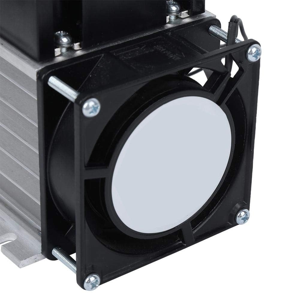 Walfront Contrôleur de Démarrage Progressif 220VAC pour Moteur Monophasé/2 Phases, Fond en Aluminium, Fréquence 50-60Hz (Module + Radiator)