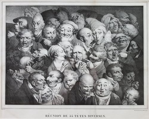 Mural Louis Leopold Boilly de las treinta y cinco cabezas como regalo cultural de bodas