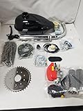 80cc 100 cc Motorized Bicycle Parts Kit, No Engine (36 Tooth Black Carburetor)