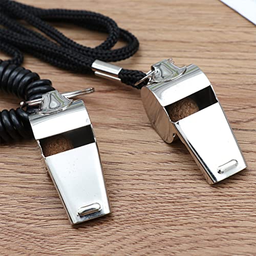 Silbatos de árbitro de acero inoxidable 12 pcs miniatura 4
