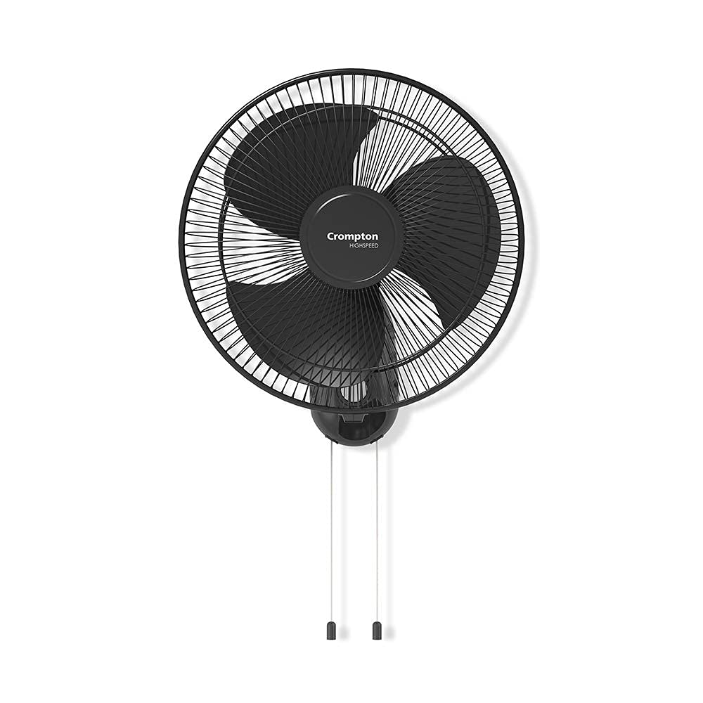 Crompton Torpedo High Speed 12" (300mm) Wall Fan (Black)-image-13