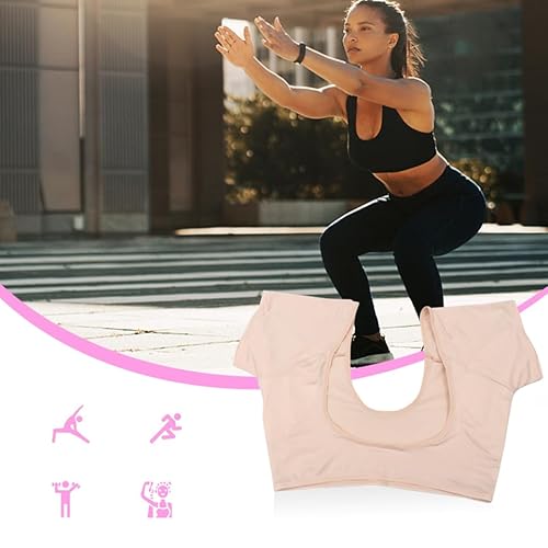 Garneck Damen Schweißschutz Unterwäsche Weste Mit Atmungsaktiven Achselpads Waschbar Und Wiederverwendbar Für Sommeraktivitäten Joggen Und Workout Aus Hochwertigem Material
