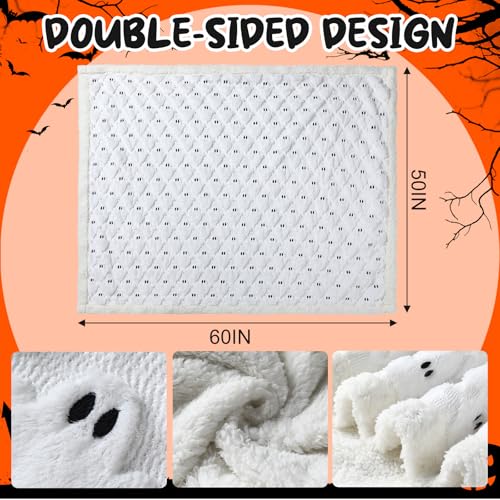 Manta Térmica Remagr Ghost de Halloween Sherpa 50x60 miniatura 2