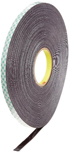 3M Double Coated Urethane Foam Tape 4056, 1/2