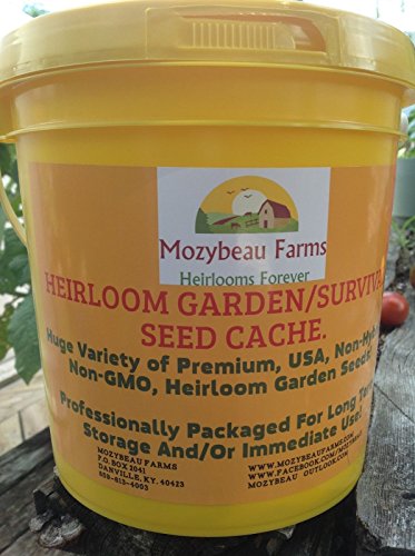 101 Different Varieties! Heirloom! Garden/Survival Seed Cache with $15 Herb Pack