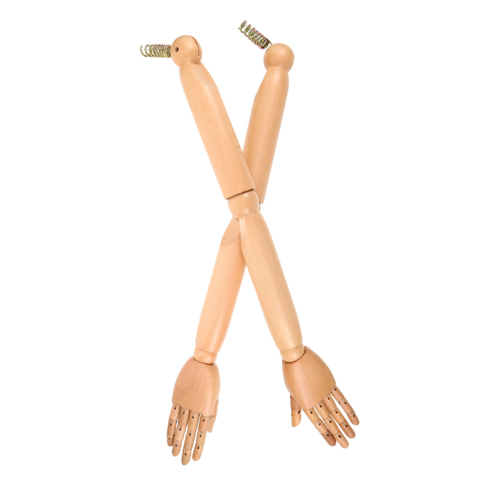 DIYEAH Accesorios De Brazo De Madera Articulados Para Marionetas Brazos Flexibles De Maniquí Con Articulaciones Móviles Fabricación De Títeres Exhibición De Manos De Maniquí