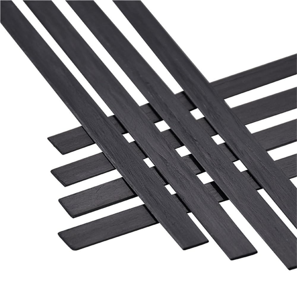 2 szt. Arkuszy z włókna węglowego 500 mm - Płyty z włókna węglowego o wysokiej sztywności do budowy modeli(4.0x6.0x500mm)
