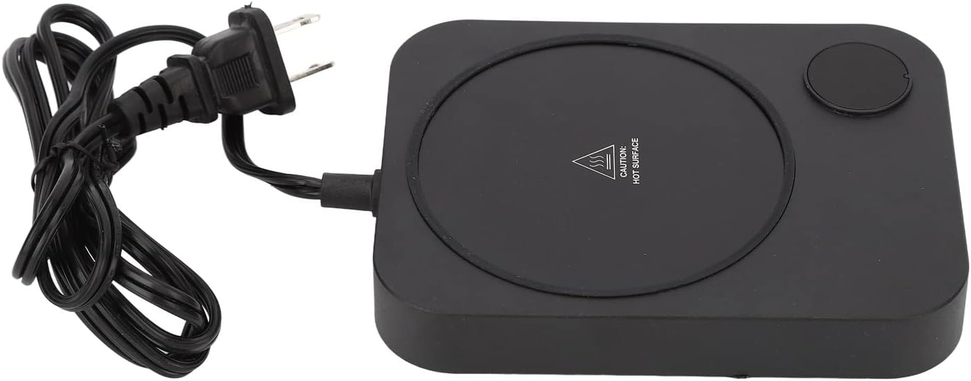 Demeras Mug Warmer, 20W US Plug AC100‑240V ABS Automatic Heat Preservation Rapid Heating for Office