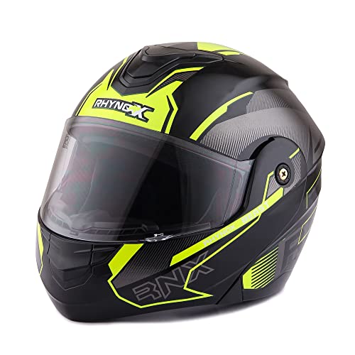Image of RNX-Beast PRO ISI Certified Flip-Up Helmet - Green