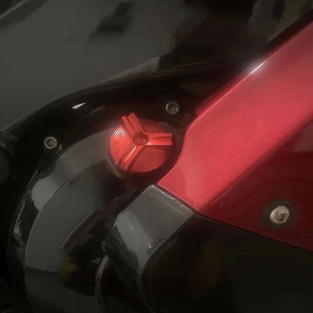 Tapa Llenado Aceite Tapas Líquido Frenos Delanteros Motocicleta Protector Cubierta Líquido Trasero Y Tapón Llenado Aceite Para YAMAH YZF R1 YZFR1 YZF R1M R1 2009-2022 2023 Tapón Llenado Aceite Motor (