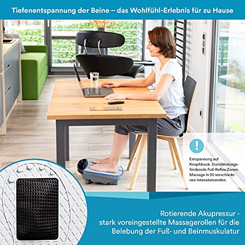 Skandika Fußmassagegerät mit Vibration Massage One | Oszillierende Vibration bis 16Hz, Akupressur-Massageköpfe, LCD… – Bild 4