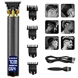 【USB-Schnellladung und geräuscharm】: Nach dem vollständigen Aufladen kann der Trimmer Haarschneider 120 Minuten lang verwendet werden. Typ-C-Ladeanschluss, USB-Adapter, Laptop, Autoladegerät, Powerbank und andere USB-betriebene Geräte anschließen, perfekt für Reisen weniger als 45 DB, helfen Kindern und Babys, sich wohl zu fühlen, Sie machen sich keine Sorgen, dass sie beim Haarschnitt weinen.