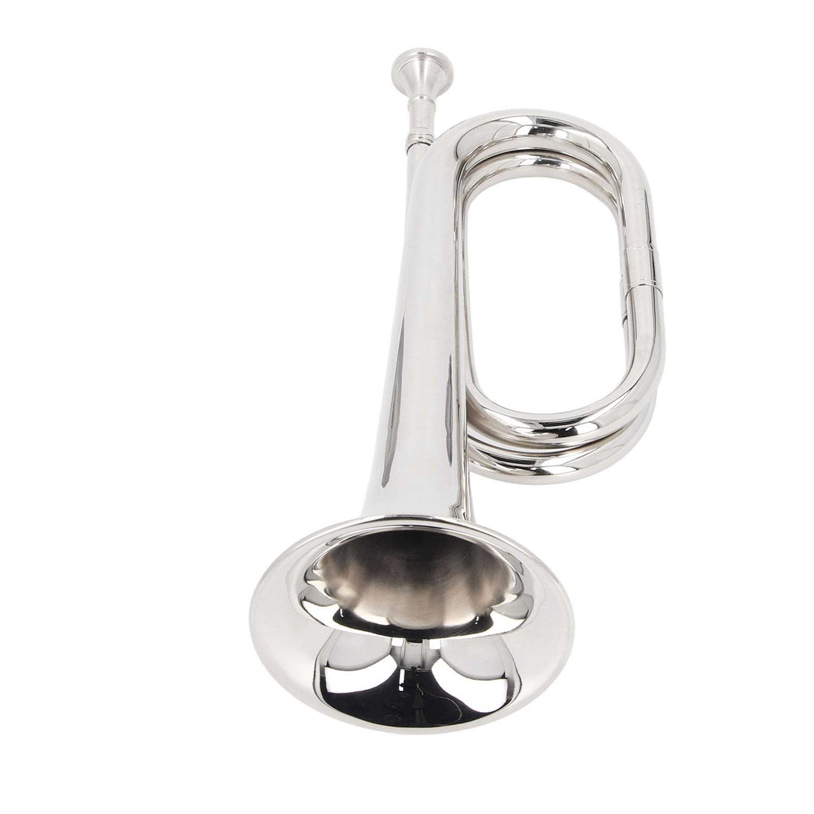 Generic Militärisches Signalhorn, Klarer Klang, Präzise Tonhöhe für Orchester, Blaskapelle, Silbernes Messing