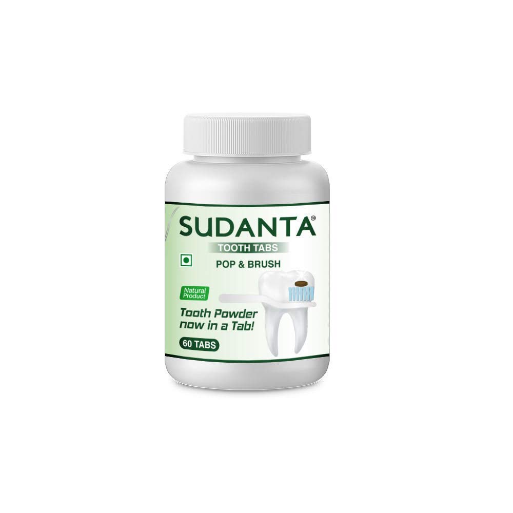 Sri Sri Tattva Sudanta Tooth Tabs, 60 Tabs | 650mg