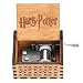 Akozon Music Box 1pc Wooden Hand Crank Music Box Mechanical Hand Crank Classic Craft Birthday Gift