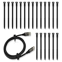 Lot De 30 Attaches Zippées Réutilisables En Silicone - Longueur 11,4 Cm - Vert - Pour Rangement De Câbles