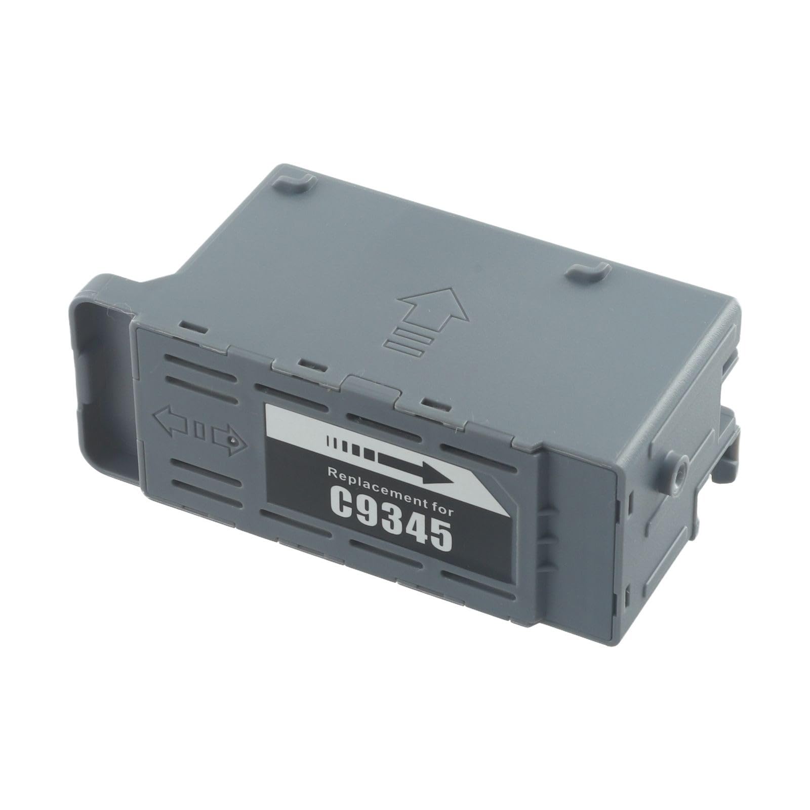 C9345 - Scatola di manutenzione per inchiostro di scarto per stampanti Et-5800/et-5850/et-5880/et-16600 Series Wf-7820/7830/7840 L15150/L15158/L15160/L15168, tampone in spugna grigio integrato, chip