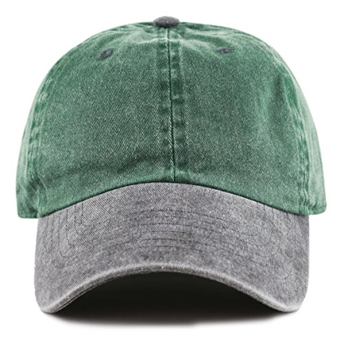 Image of The Hat Depot 100% Cotton Pigment Dyed Low Profile Dad Hat Six Panel Cap