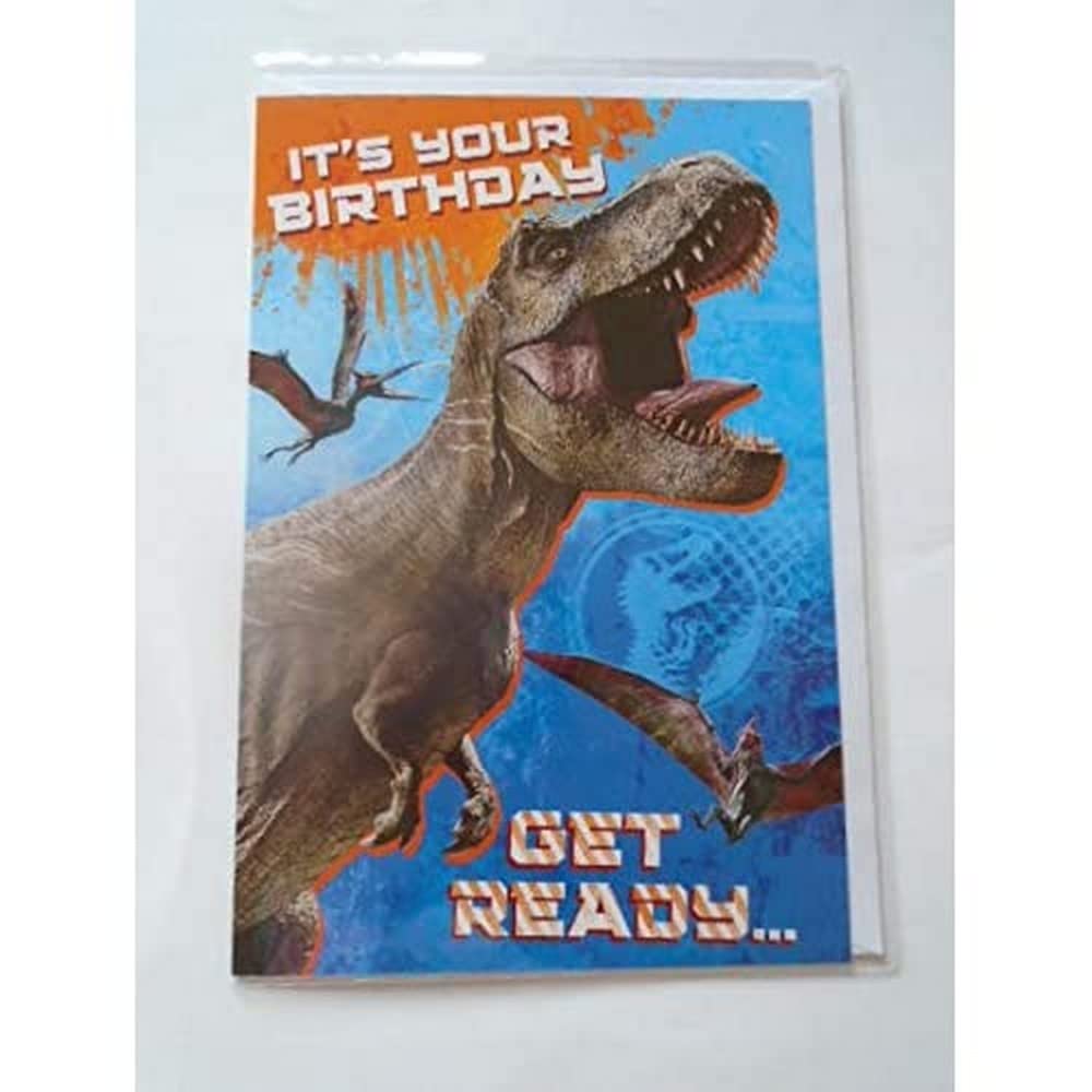 Jurassic World Official Birthday Card