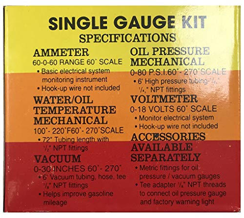 Sherco-Auto Sun East Chrome 2" Mechanical Water Temp Temperature Single Gauge Kit 130-280°F #TOP4