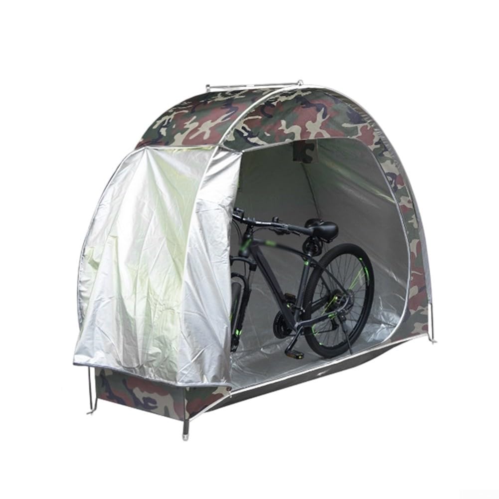 Tente de vélo spacieuse en tissu Oxford 210D imperméable pour ranger vos cycles au sec