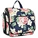 Japoece Trousse de Toilette de Voyage Grande capacité, Trousse de Toilette à Suspendre, étanche Voyage Cosmétique Sac Organisateur pour Exercice de fitness Business et Vacance-fleur de pivoine