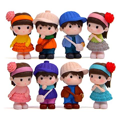 8 Pcs Kids Cartoon Figurines Playset Cover