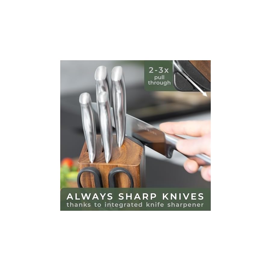 WALDWERK-Knife-Set-7pcs-Kitchen-Knife-Set-with-Block-and-Integrated-Sharpener-Kitchen-Knife-Set-Knife-Block-Set-Kitchen-Knifes-Knives-Set-for-Kitchen-Knife-Block-Knife-Set-with-Block WALDWERK Knife Set - 7pcs Kitchen Knife Set with Block and Integrated Sharpener - Kitchen Knife Set - Knife Block Set - Kitchen Knifes - Knives Set for Kitchen - Knife Block - Knife Set with Block